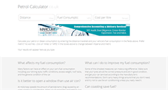 Desktop Screenshot of petrol-calculator.co.uk